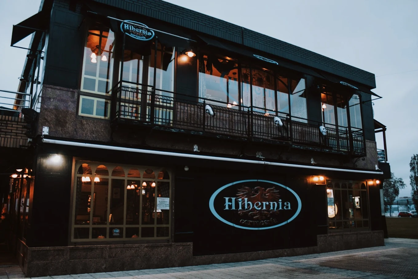 Fachada de Hibernia - Cervecería y Cafetería Irlandesa